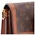 LOUIS VUITTON - Borsa a tracolla Dauphine MM Louis Vuitton in tela rivestita con monogramma e pelle - vista 6