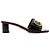 DIOR - Dior High Heels Mules aus schwarzem Lackleder (T37) - Ansicht 2