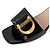 DIOR - Dior High Heels Mules aus schwarzem Lackleder (T37) - Ansicht 5