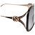 GUCCI - Gafas de sol Gucci de metal dorado Negro - vista 3