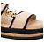 CHANEL - Sandali Chanel in tela beige (T38) Marrone - vista 4