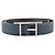 HERMÈS - Reversible Quentin Hermès belt in black leather (T95) Navy blue - view 2