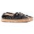 CHANEL - Espadrillas CC Chanel in paillettes e pelle verniciata nera (T37) Nero