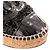 CHANEL - Espadrillas CC Chanel in paillettes e pelle verniciata nera (T37) Nero - vista 5