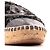 CHANEL - Espadrillas CC Chanel in paillettes e pelle verniciata nera (T37) Nero - vista 6