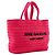 Cabas Rive Gauche SAINT LAURENT - Borsa Rive Gauche Saint Laurent in rafia rosa - vista 2