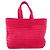 Cabas Rive Gauche SAINT LAURENT - Borsa Rive Gauche Saint Laurent in rafia rosa - vista 3