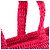 Cabas Rive Gauche SAINT LAURENT - Borsa Rive Gauche Saint Laurent in rafia rosa - vista 5