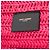Cabas Rive Gauche SAINT LAURENT - Borsa Rive Gauche Saint Laurent in rafia rosa - vista 7