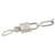 HERMÈS - Bracelet Kelly Cadenas double tour Hermès en argent Silvery  - view 6