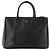 PRADA - Borsa Galleria Prada in pelle granulata nera Nero