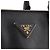 PRADA - Borsa Galleria Prada in pelle granulata nera Nero - vista 5