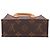 Louis Vuitton Piccolo Sacchetto Piatto Monogramma in Tela Marrone - vista 5