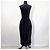 Yves Saint Laurent YSL Variation schwarze Samtrock 1999, schwarzer Vintage-Rock - Ansicht 4