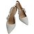Christian Dior Slingback J'Adior con Perle in Resina Bianche Bianco - vista 2