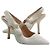Christian Dior Slingback J'Adior con Perle in Resina Bianche Bianco - vista 5