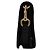 Clutch Gucci Blondie in pelle nera Nero - vista 4