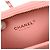 Chanel Vanity Case Filigrana Caviar Trapuntato con Pelle Striata Piccolo Rosa - vista 5