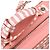 Chanel Vanity Case Filigrana Caviar Trapuntato con Pelle Striata Piccolo Rosa - vista 7