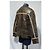 Chaqueta Guess de piel de cordero marrón Castaño - vista 4