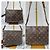 Borsa Musette Tango in tela Monogram Louis Vuitton Marrone - vista 10