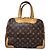 Borsa Retiro MM NM in tela Monogram Louis Vuitton Marrone Beige