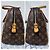 Borsa Retiro MM NM in tela Monogram Louis Vuitton Marrone Beige - vista 9