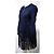 Chaqueta Sandro de cuero de cabra azul marino con flecos - vista 2