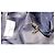 Chaqueta Sandro de cuero de cabra azul marino con flecos - vista 6