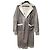 Autre Marque Abrigo reversible de shearling BORGO DEI BLU Castaño Blanco Blanco roto