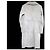 Autre Marque Abrigo reversible de shearling BORGO DEI BLU Castaño Blanco Blanco roto - vista 5