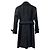 Autre Marque Trench coat de doble botonadura de materiales mixtos Aquascutum Negro - vista 2