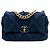 Chanel 19 Chanel Azul Médio Lona e Algodão 19 Flap