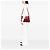 Bamboo Borsa a tracolla in pelle rossa Gucci con frange in bambù Rosso - vista 7