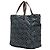 Prada Blaue Tessuto Stampato Tote Marineblau - Ansicht 2