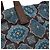 Prada Blaue Tessuto Stampato Tote Marineblau - Ansicht 7