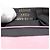 Fendi Pink Mini Zucca Prägung Samt Baguette Tasche - Ansicht 6
