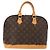 Borsa Alma Louis Vuitton in tela Monogram PM Marrone - vista 2