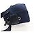 Borsa a tracolla Prada con tasca frontale Tessuto piccola Blu navy - vista 3