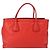 Chanel Cerf Executive Tote aus Leder Mittel Rot - Ansicht 2