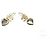 Classique Boucles d'oreilles en forme de cœur avec le logo Coco de Chanel Argenté Métallisé