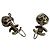 Classique Boucles d'oreilles en forme de cœur avec le logo Coco de Chanel Argenté Métallisé - vue 6
