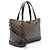 Borsa Tote Hyde Park Damier Ebene Louis Vuitton Nero - vista 2
