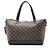 Borsa Tote Hyde Park Damier Ebene Louis Vuitton Nero - vista 3