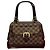 Bolsa 2 em 1 em couro Damier Knightsbridge da Louis Vuitton Metálico Bronze