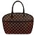 Borsa a mano Damier orizzontale Sarria di Louis Vuitton Metallico Bronzo