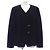 Chaqueta sin cuello Chanel Negro