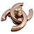 CHANEL chiusura originale CC turnlock oro rosa D'oro