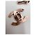 CHANEL chiusura originale CC turnlock oro rosa D'oro - vista 3