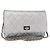 Wallet On Chain Cartera Chanel Reissue 2.55 con Cadena de Piel de Cordero Acolchada Plata